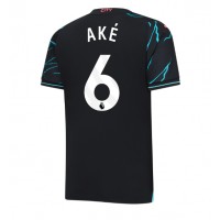 Camisa de Futebol Manchester City Nathan Ake #6 Equipamento Alternativo 2023-24 Manga Curta